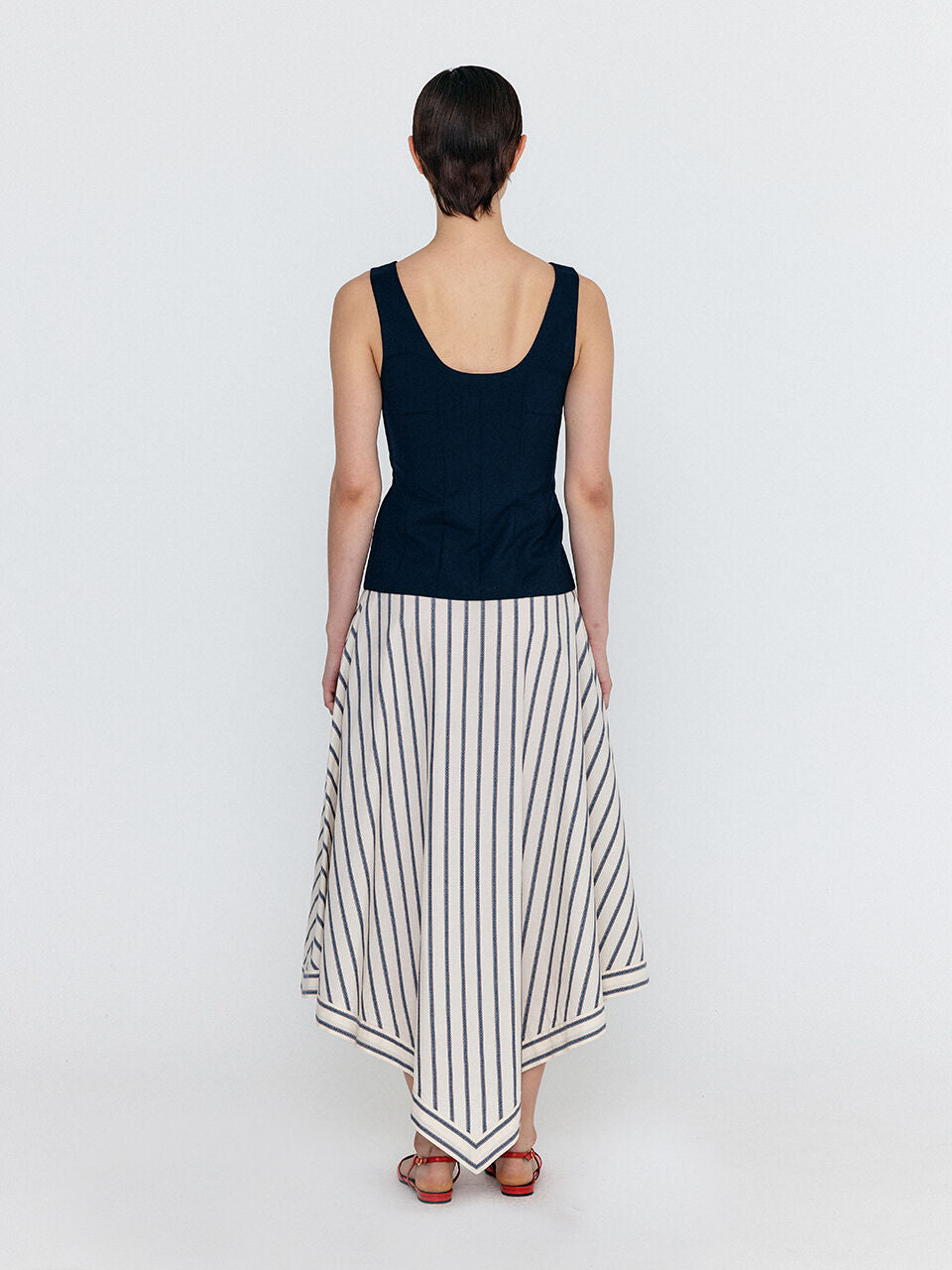 EENK EENK Lace-Up Vest - Navy