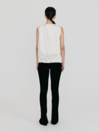 EENK ZIVE Crewneck Waistcoat - Ivory