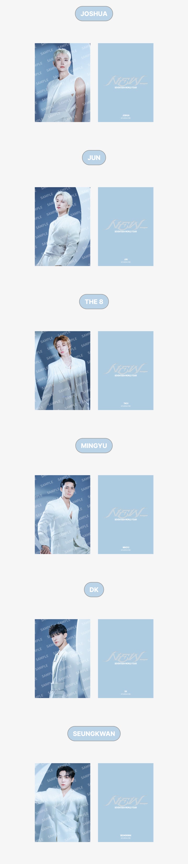 Giant Photocard Holder Set detail 4
