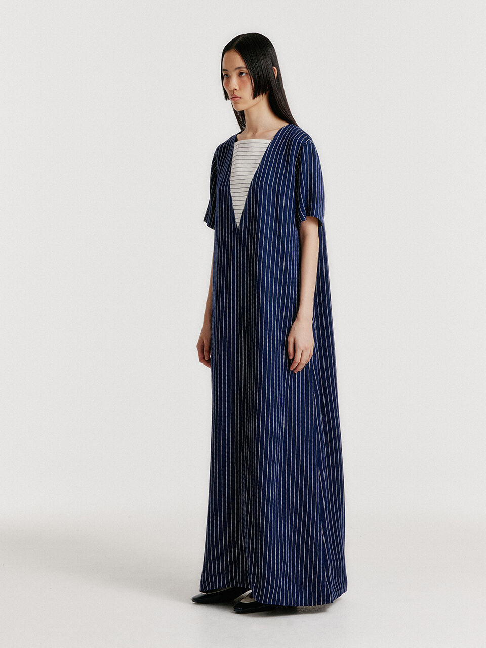 EENK EENK Maxi Dress Navy Stripe