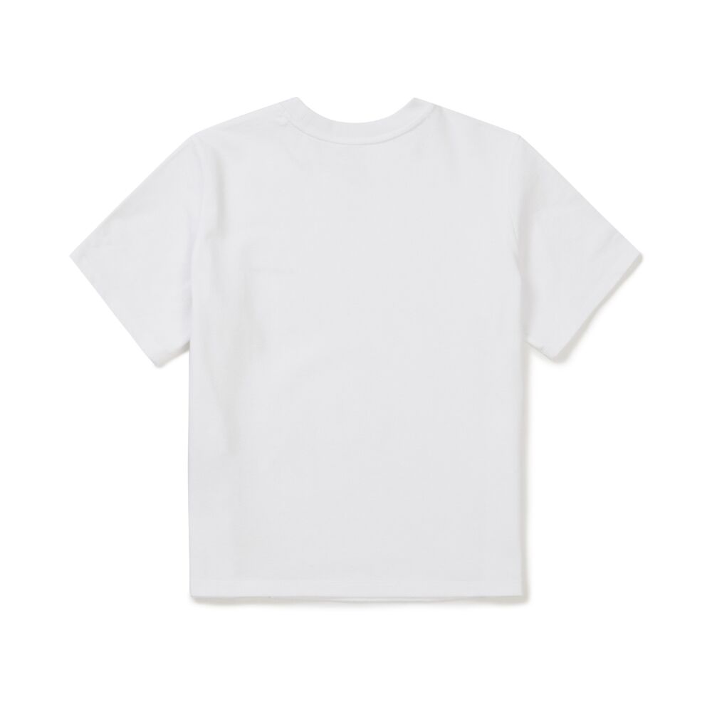 SNOWPEAK APPAREL Sorona Women's Semi Crop Short Sleeve T-Shirt White (S26MWFTS05)