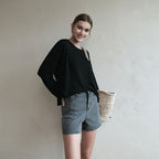 LOEIL Summer Natural T-Shirt - Black