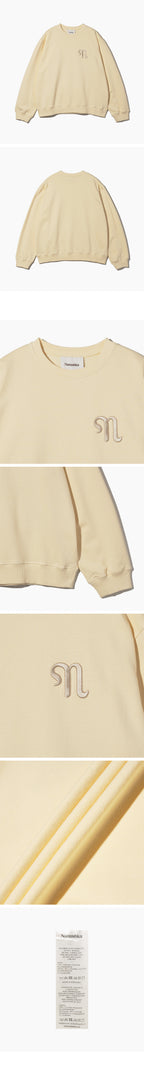 NANUSHKA Nanushka MART Fleece Sweatshirt - Cream (NM22FWSW01772)