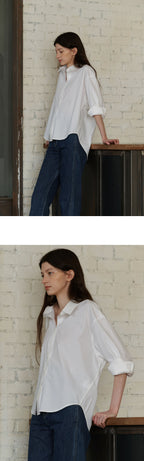 ANDNEEDS Loose shirt (white)