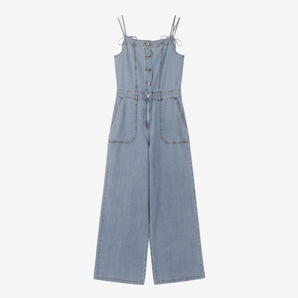 CC collect. CC Collect Denim Jumpsuit