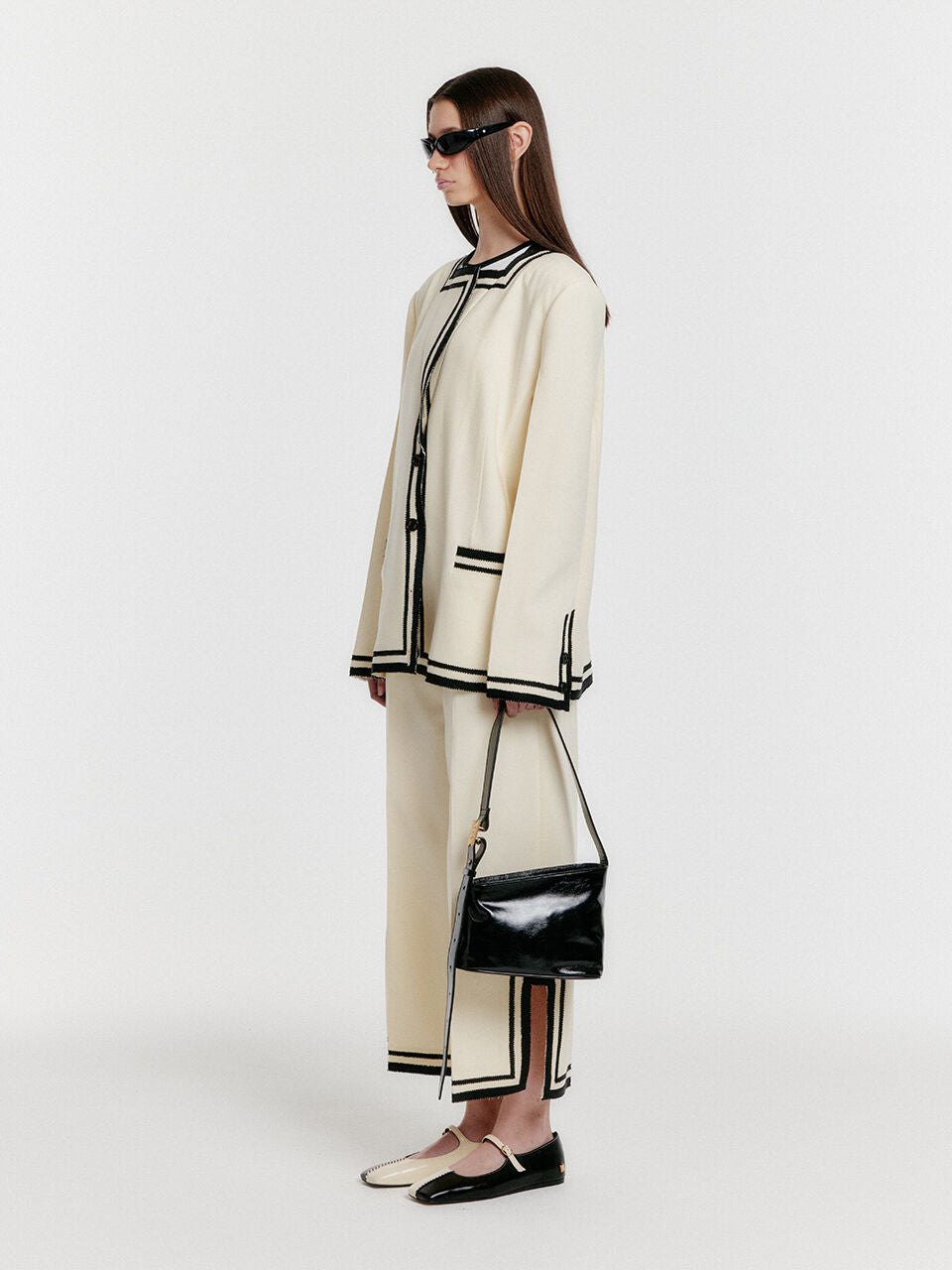 EENK EENK YINTANA Contrast Jacket - Ivory