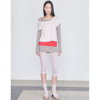 CERRIC Scoop Neck Top _ Beige