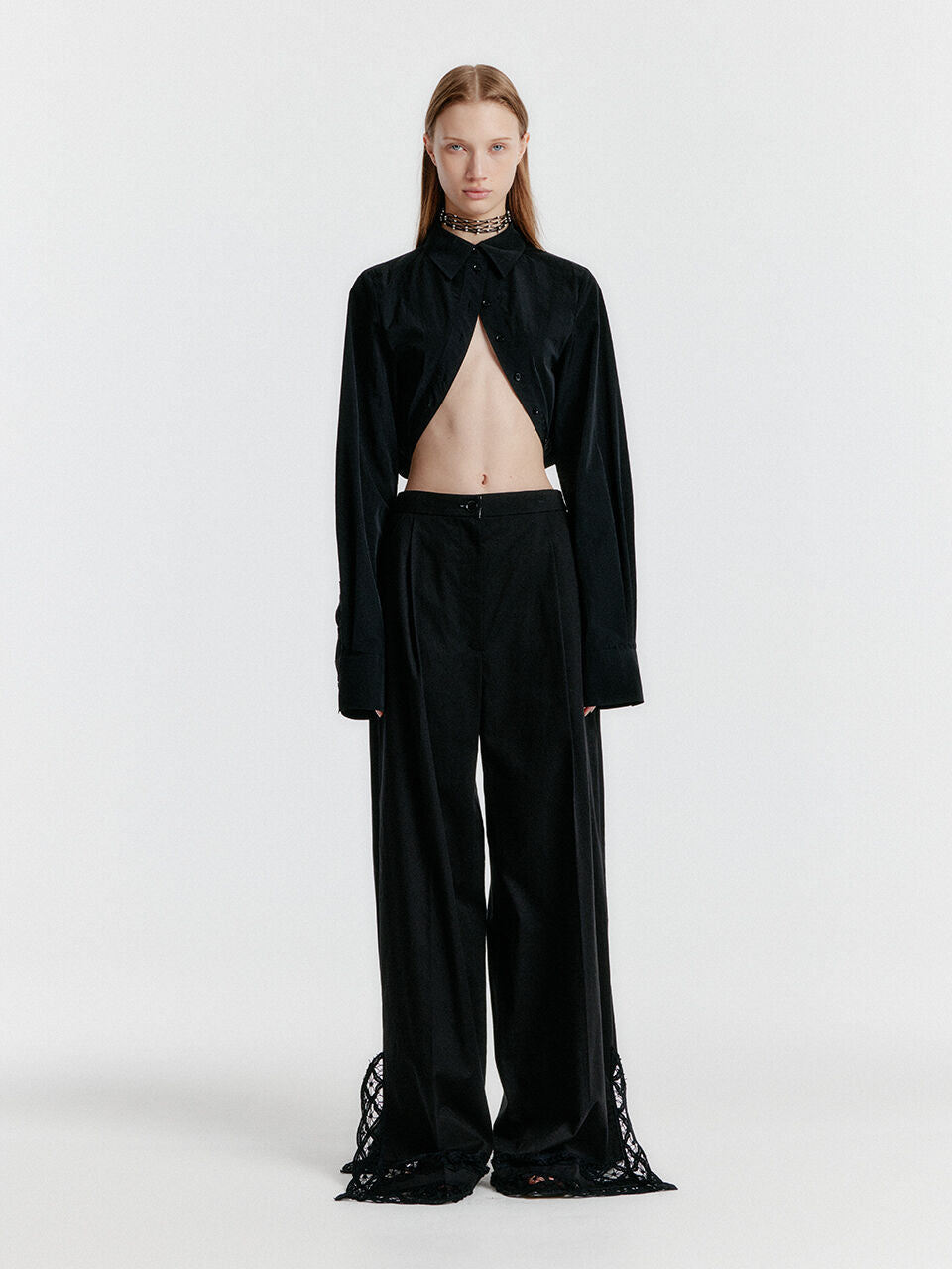 EENK YUMI Bolero Shirt - Black