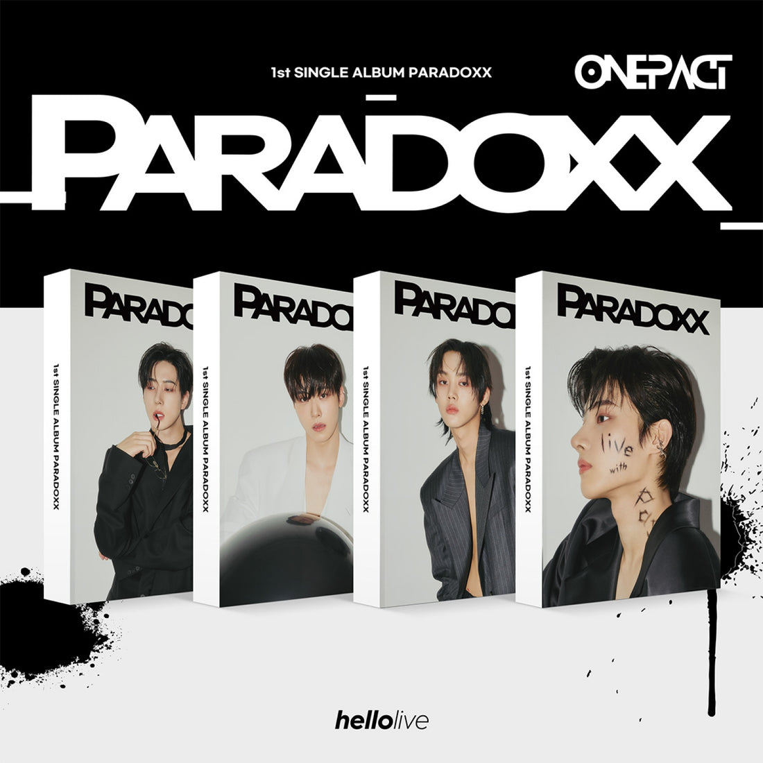 ONE PACT - PARADOXX / 1st Single Album (hello Photocard Album)