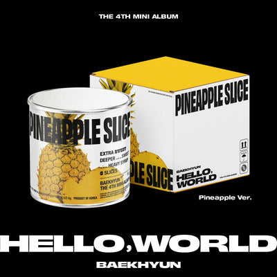 BAEKHYUN - Hello, World / 4th Mini Album (Pineapple Ver.)