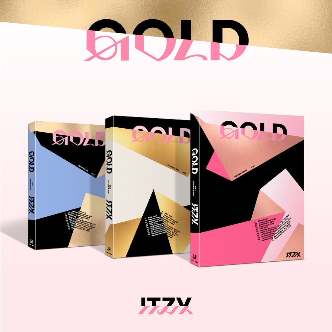 ITZY - GOLD (STANDARD) (3 Types Set)