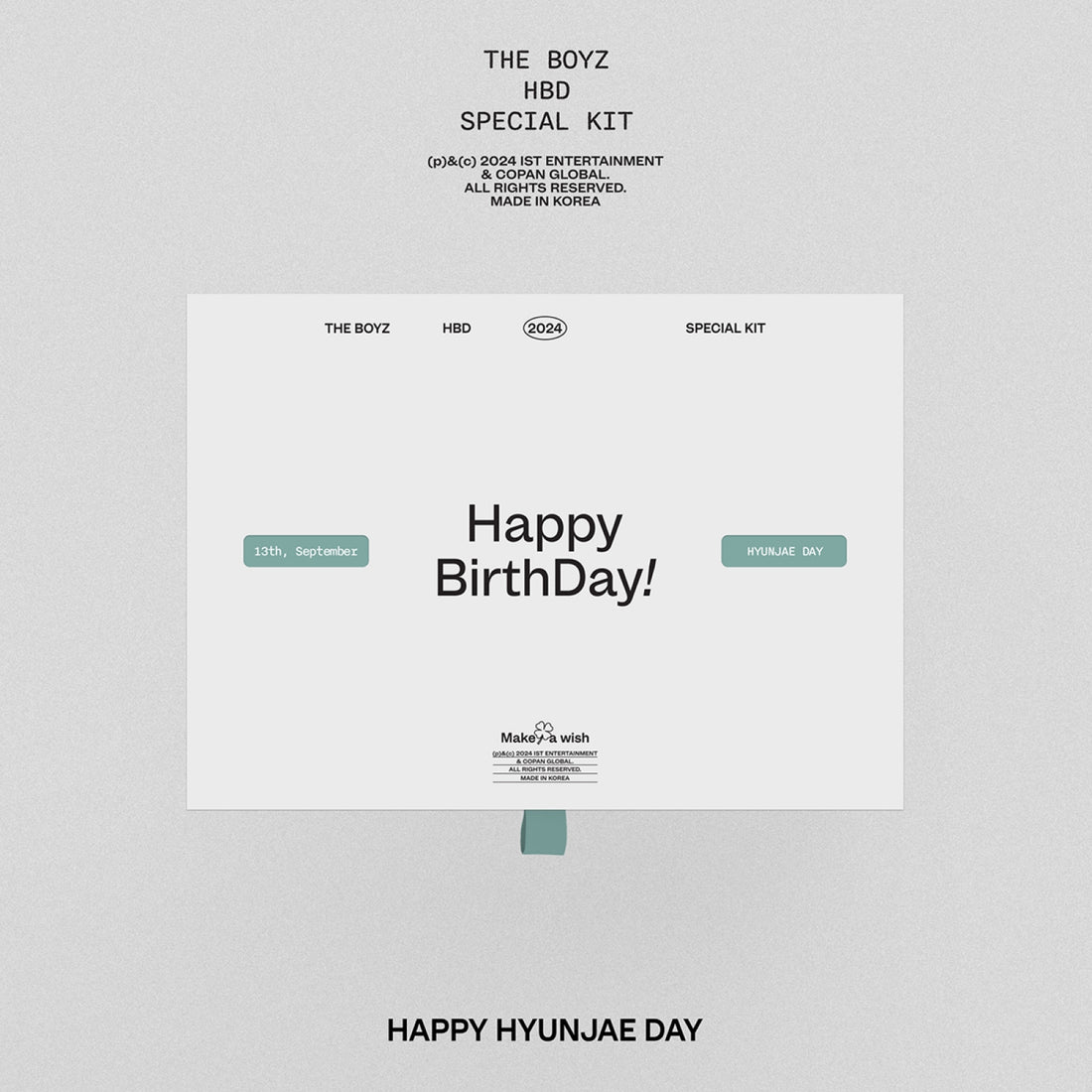 THE BOYZ - THE BOYZ HBD HYUNJAE SPECIAL KIT
