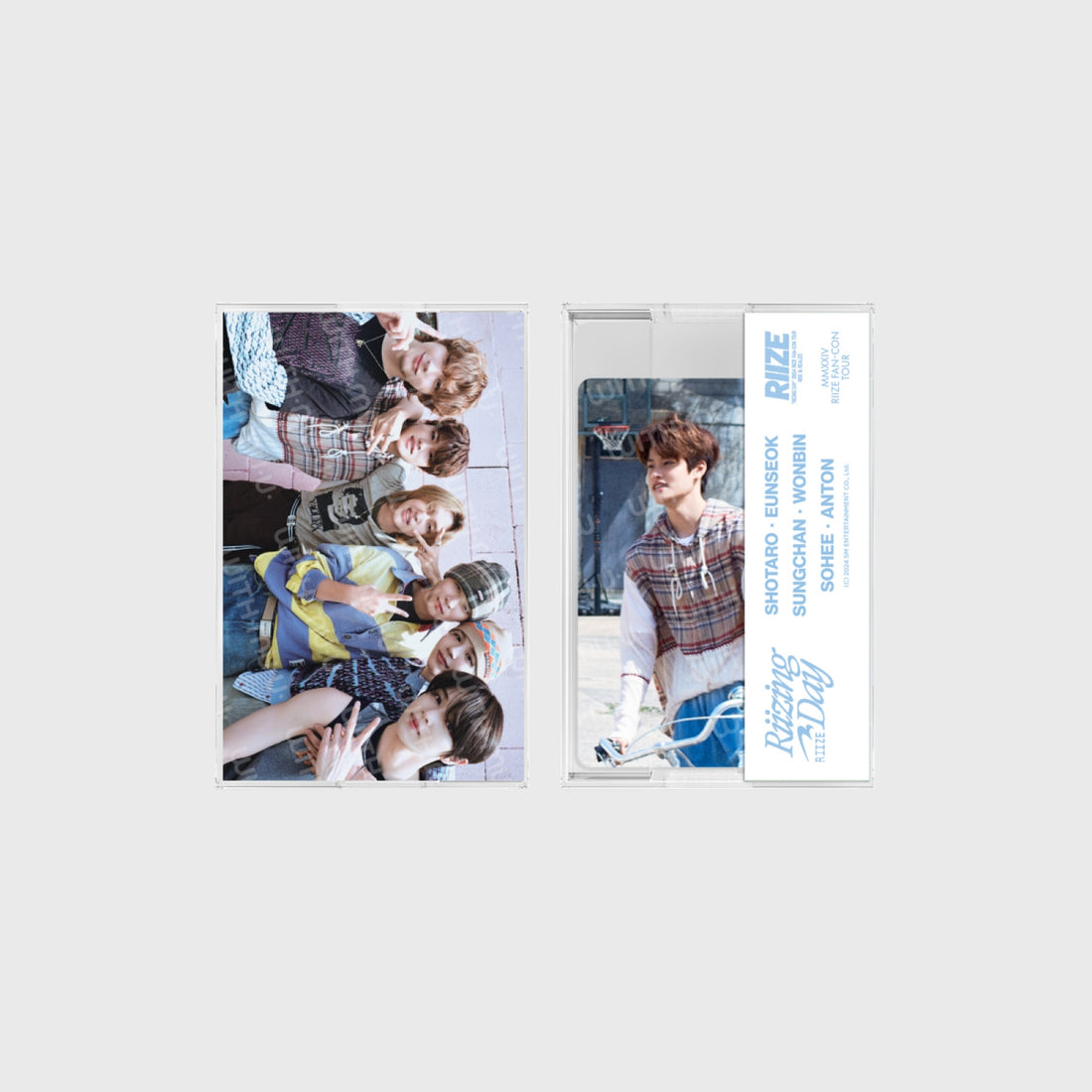 RIIZE - 10 Cassette Tape Photo Set / 2024 RIIZE FAN CON [RIIZING DAY FINALE] OFFICIAL MD