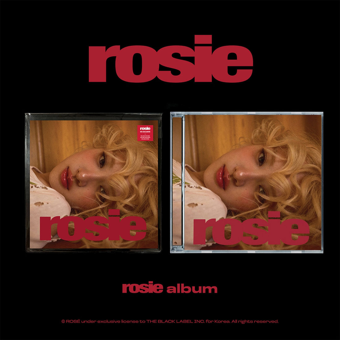 ROSÉ - rosie / first studio album (KR Exclusive + JEWEL)