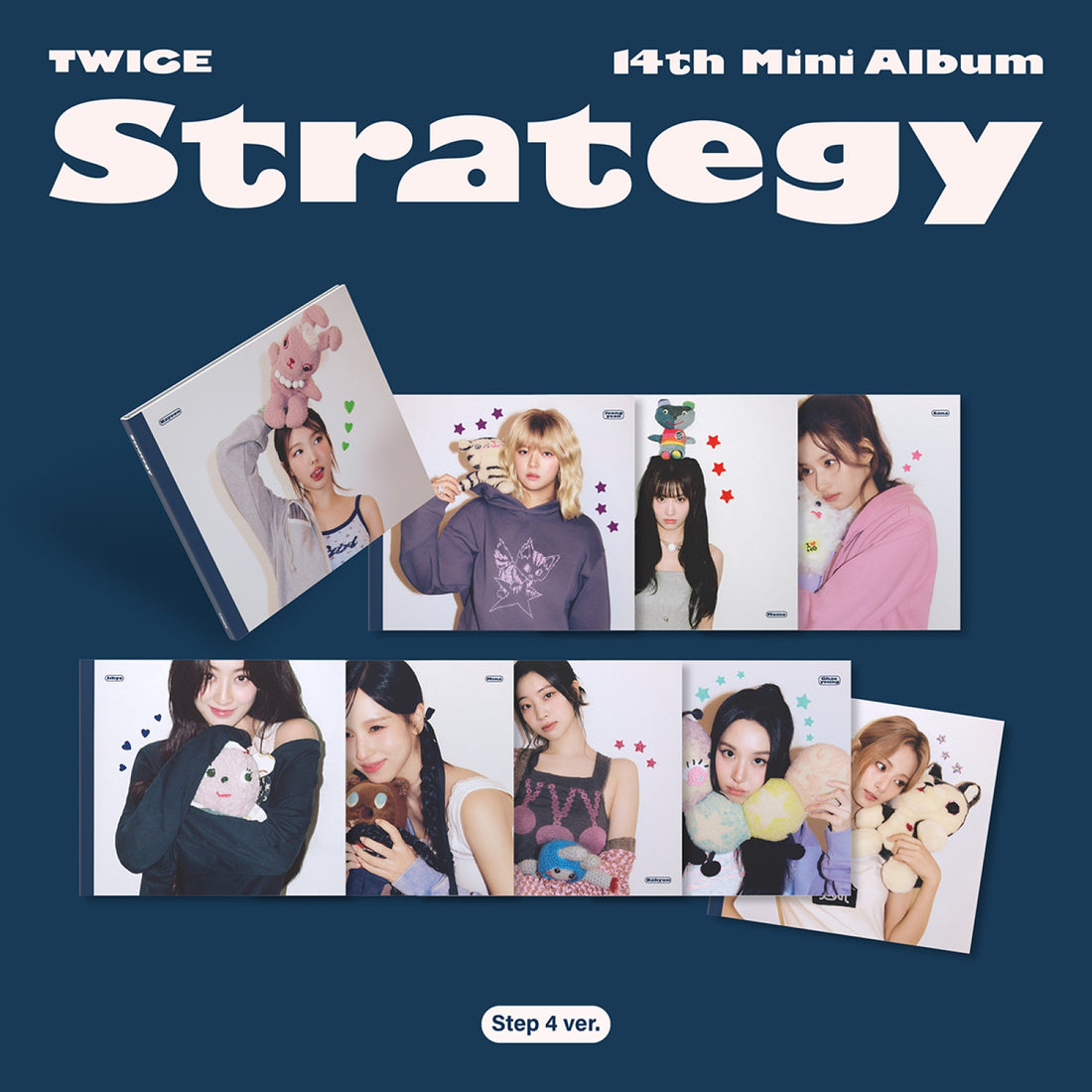 TWICE - STRATEGY / 14th Mini Album (Step4 ver.) (9 Types Set)
