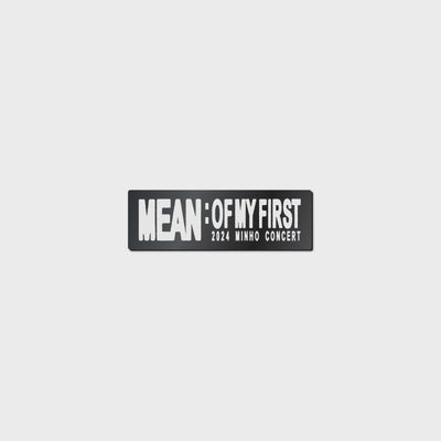 MINHO - 05 Badge (Logo VER.) / 2024 MINHO CONCERT [MEAN : of my first] OFFICIAL MD