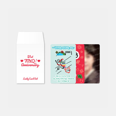 TVXQ! - 02 21 Anniversary Lucky Card Set / 2024 TVXQ! 21ST ANNIVERSARY MD