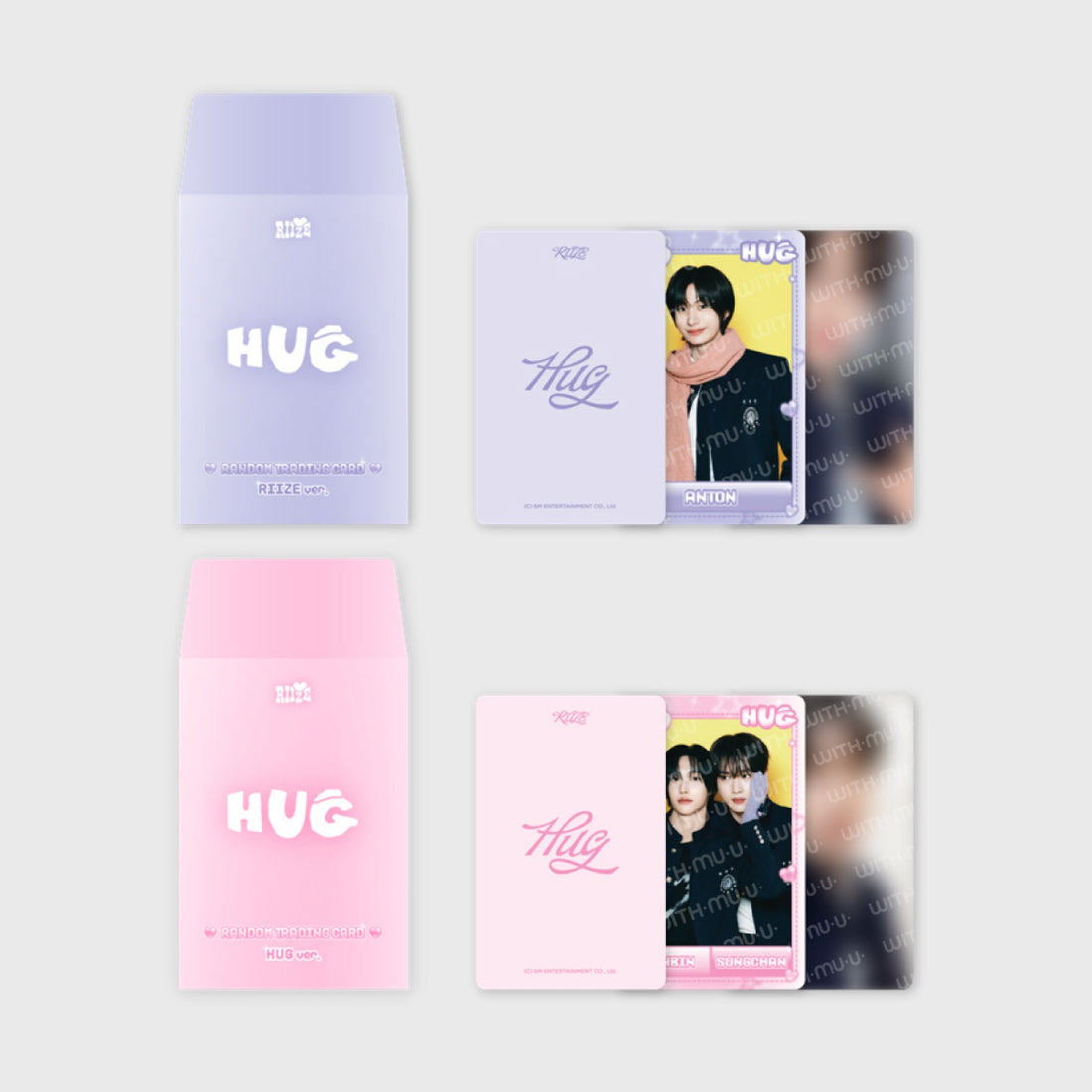 RIIZE - 05 Random Trading Card Set / 2025 RIIZE [HUG] OFFICIAL MD