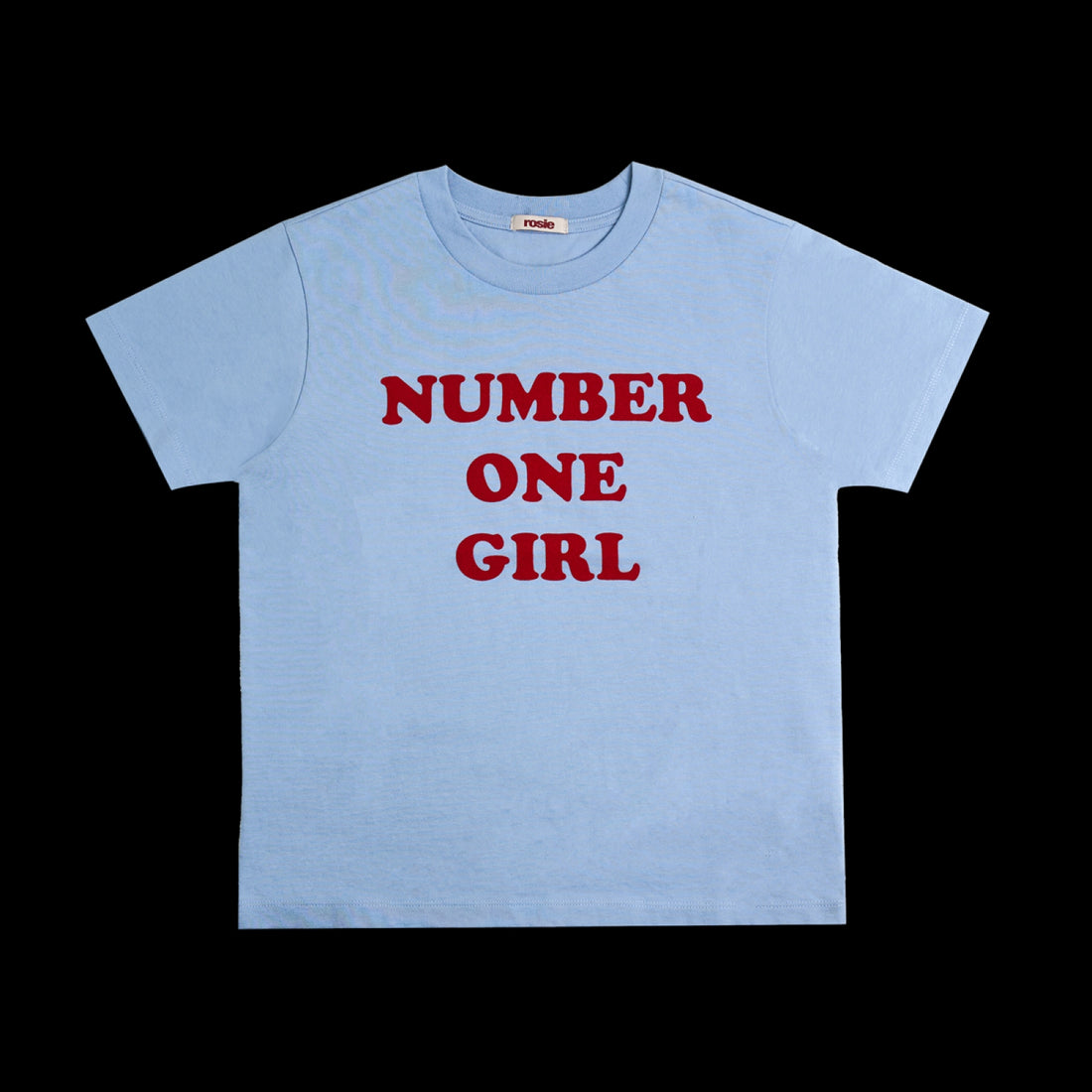 ROSÉ - 07 NUMBER ONE GIRL BLUE T-SHIRT / [ROSIE] OFFICIAL MD