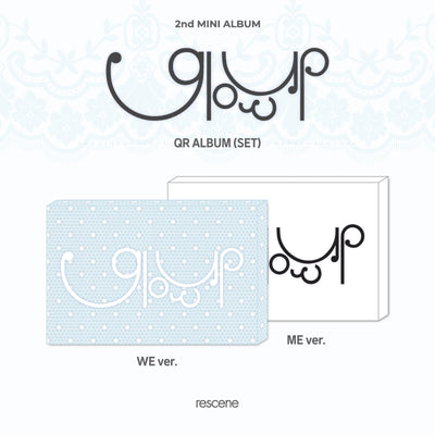 RESCENE - Glow Up / 2nd Mini Album (QR VER.) (2 Types Set)