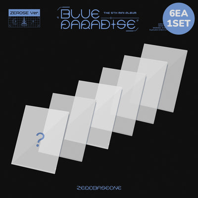 ZEROBASEONE - BLUE PARADISE / 5th Mini Album (ZEROSE Ver.) (6 Types Set)