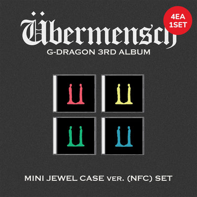 G-DRAGON - Übermensch / 3rd Full Album (MINI JEWEL ver.) (NFC) (4 Types Set)