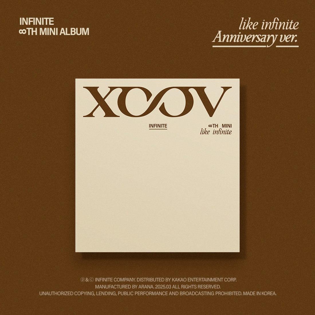 INFINITE - LIKE INFINITE / 8th Mini Album (Anniversary ver.)