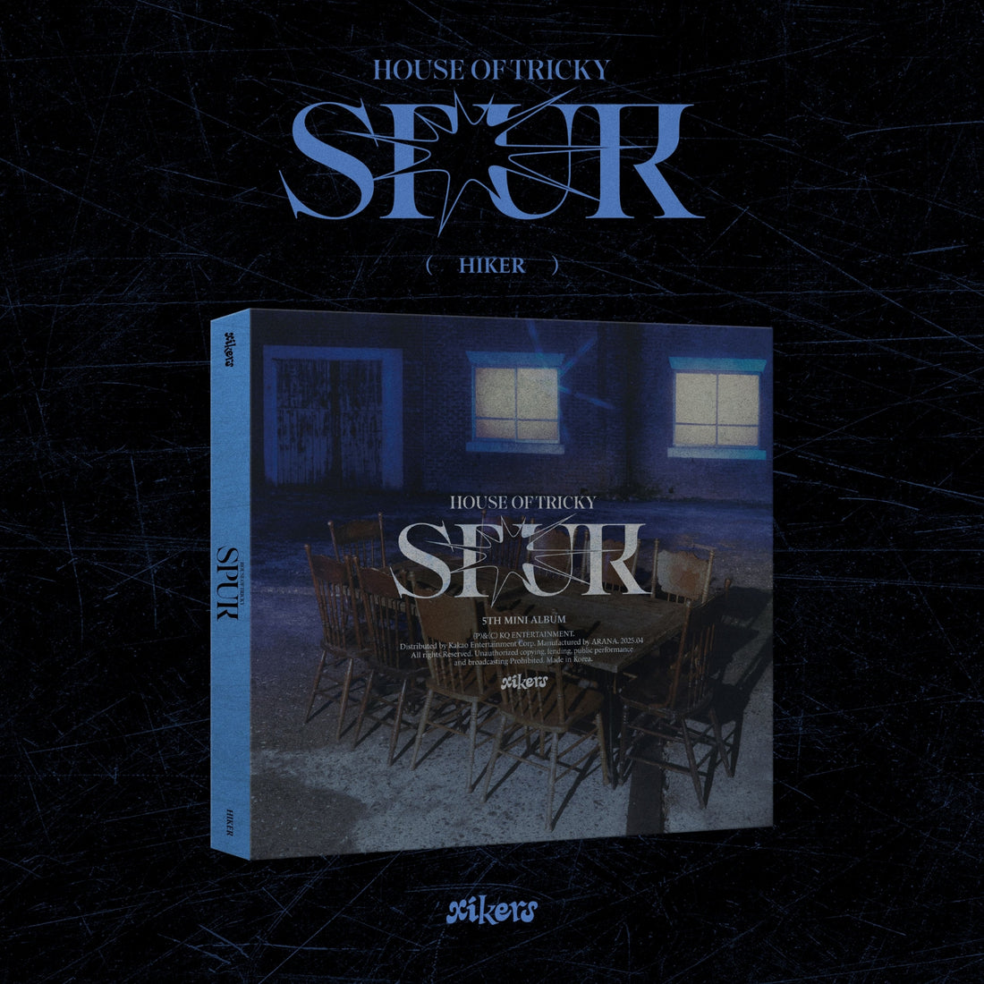 xikers - HOUSE OF TRICKY : SPUR / 5th Mini Album (HIKER ver.)