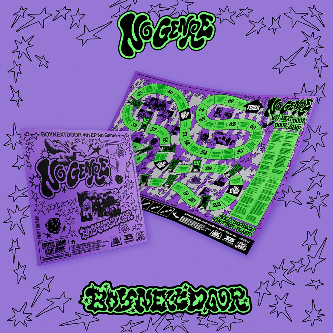 BOYNEXTDOOR - No Genre / 4th EP Album (Board Game ver.)