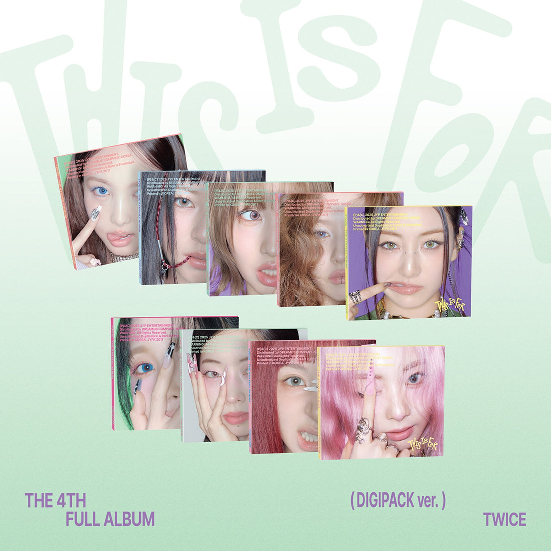 TWICE - THIS IS FOR / 4th Full Album (DIGIPACK Ver.)