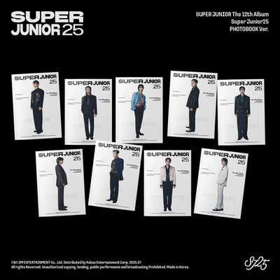 SUPER JUNIOR - Super Junior25 / 12th Full Album (PHOTOBOOK Ver.) (9 pcs Set)