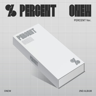 ONEW - PERCENT / 2nd Full Album (PERCENT Ver.)