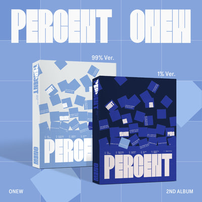 ONEW - PERCENT / 2nd Full Album (Photobook Ver.)