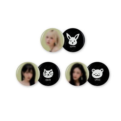 VIVIZ - 08 Pin Button Set / 2025 VIVIZ WORLD TOUR [NEW LEGACY] in SEOUL OFFICIAL MD