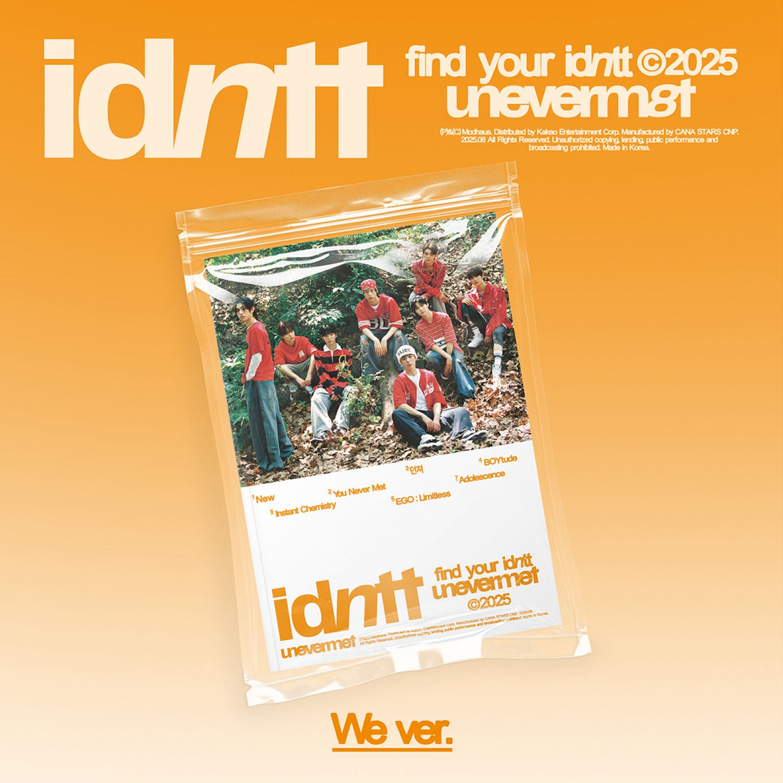 idntt - [unevermet] / 1st Mini Album (We ver.)