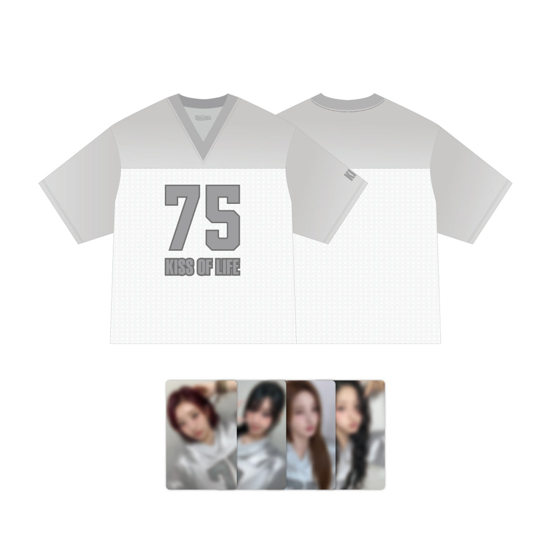 KISS OF LIFE - 04 Uniform T-Shirt / 1ST WORLD TOUR [KISS ROAD] SEOUL ENCORE OFFICIAL MD