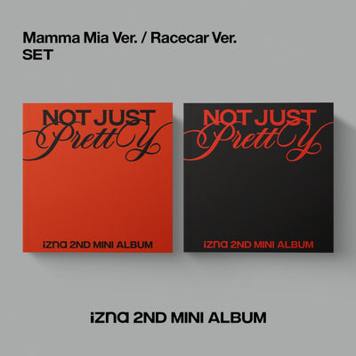 izna - Not Just Pretty / 2nd Mini Album (PHOTOBOOK Ver.) (Mamma Mia Ver. / Racecar Ver.) (2 Types Set)