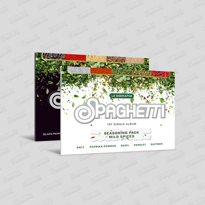 LE SSERAFIM - SPAGHETTI / 1st Single Album (Weverse Albums ver.) (2 Types Set)