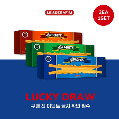 LE SSERAFIM - SPAGHETTI / 1st Single Album (3 pcs Set)