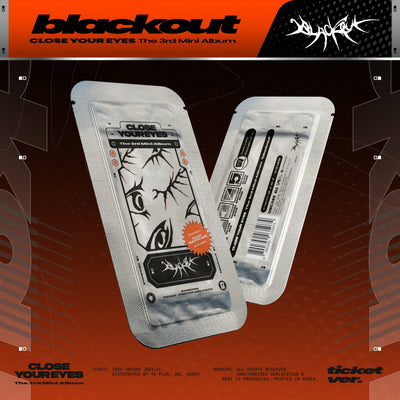 CLOSE YOUR EYES - blackout / 3rd Mini Album (ticket ver.)