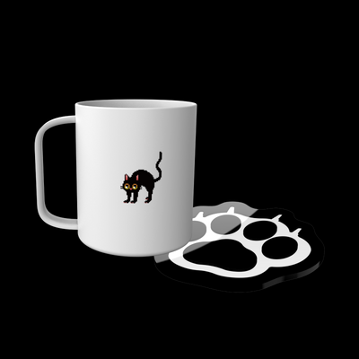 MEOVV - 02 Mug & Coaster _BURNING UP MD