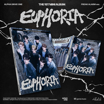 ALPHA DRIVE ONE - EUPHORIA / 1st Mini Album (FREAK ALARM ver.)