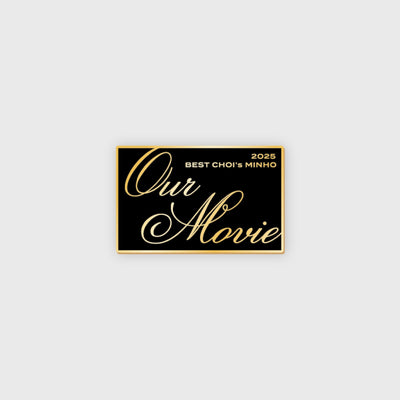 MINHO - 08 Badge (LOGO VER.) / 2025 BEST CHOI’s MINHO [Our Movie] OFFICIAL MD