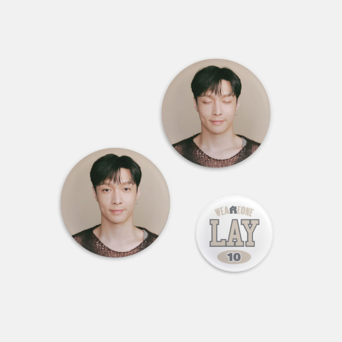 EXO - 06 Pin Button Set / 2025 EXO FANMEETING OFFICIAL MD