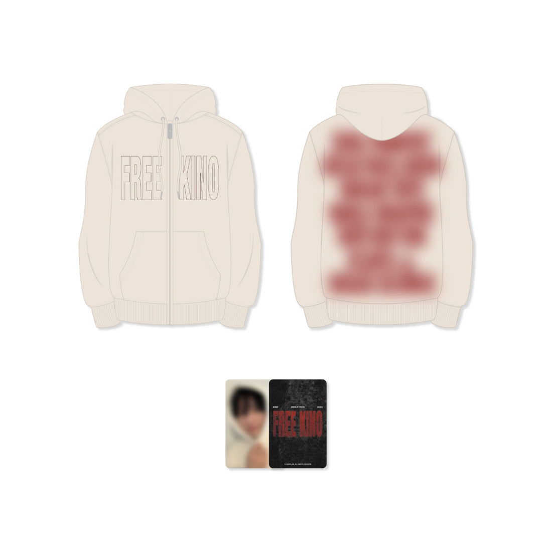 KiHNO - 02 Hoodie Zip-up / 2026 KINO WORLD TOUR [FREE KINO] OFFICIAL MD