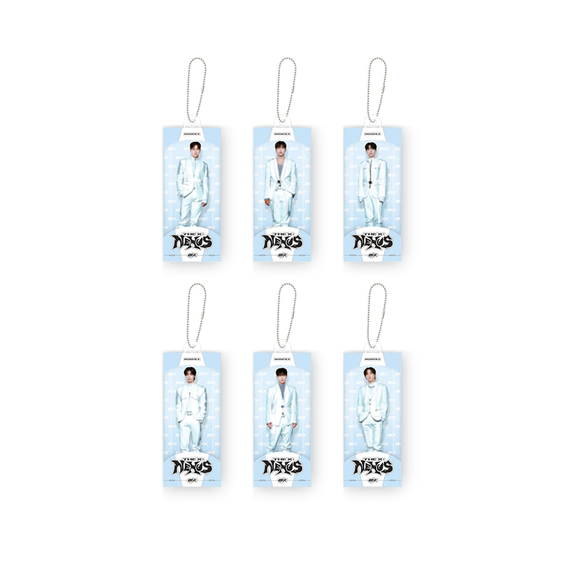 MONSTA X - 17 Random Miniature Keyring / 2026 MONSTA X WORLD TOUR [THE X : NEXUS] OFFICIAL MD