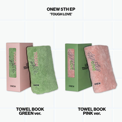 ONEW - TOUGH LOVE / 5th EP Album (TOWEL BOOK Ver.)