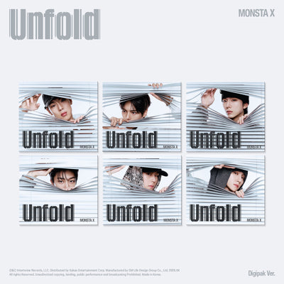 MONSTA X - Unfold / US 1st Full Album (DIGIPACK VER.)