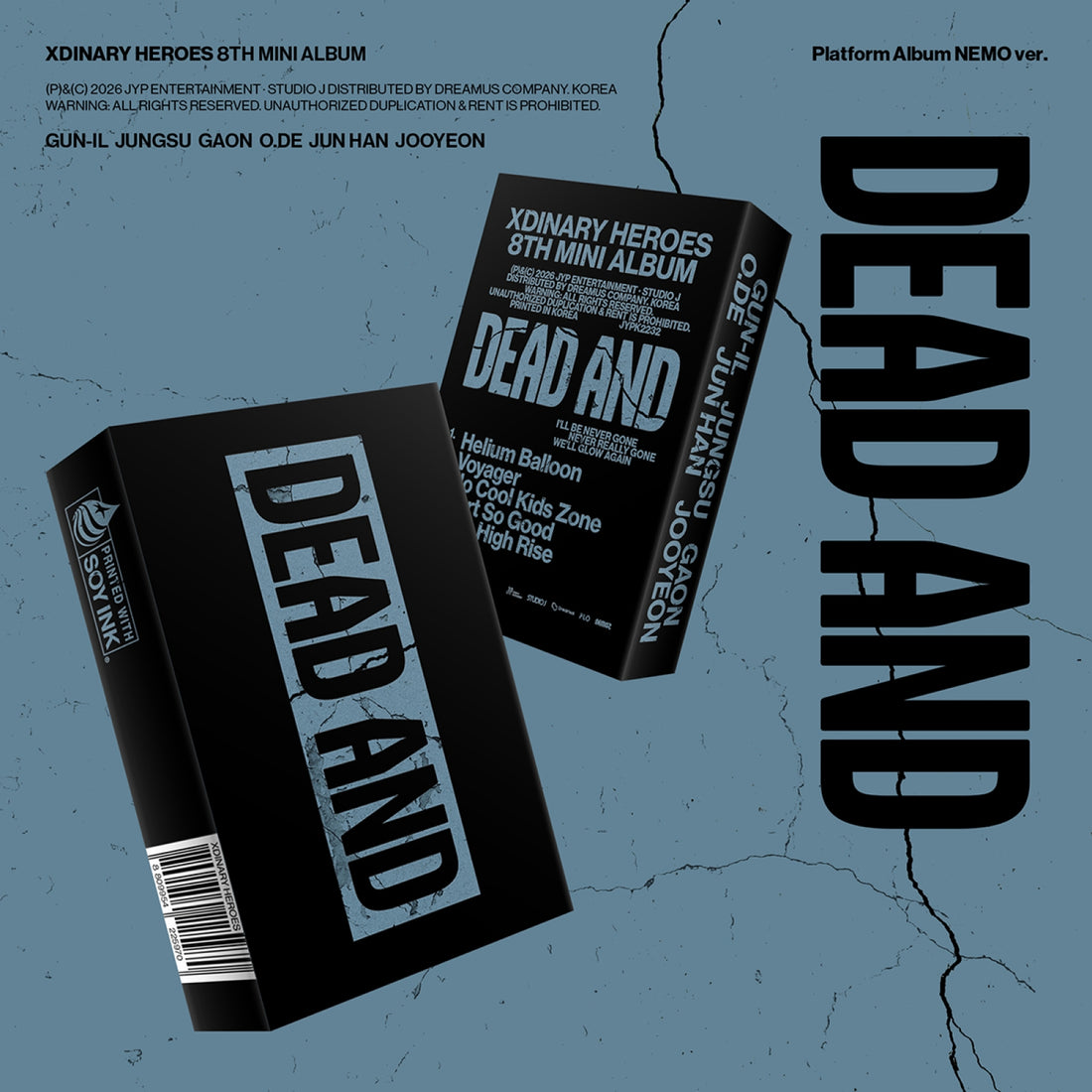 Xdinary Heroes - DEAD AND / 8th Mini Album (Platform Album NEMO ver.)