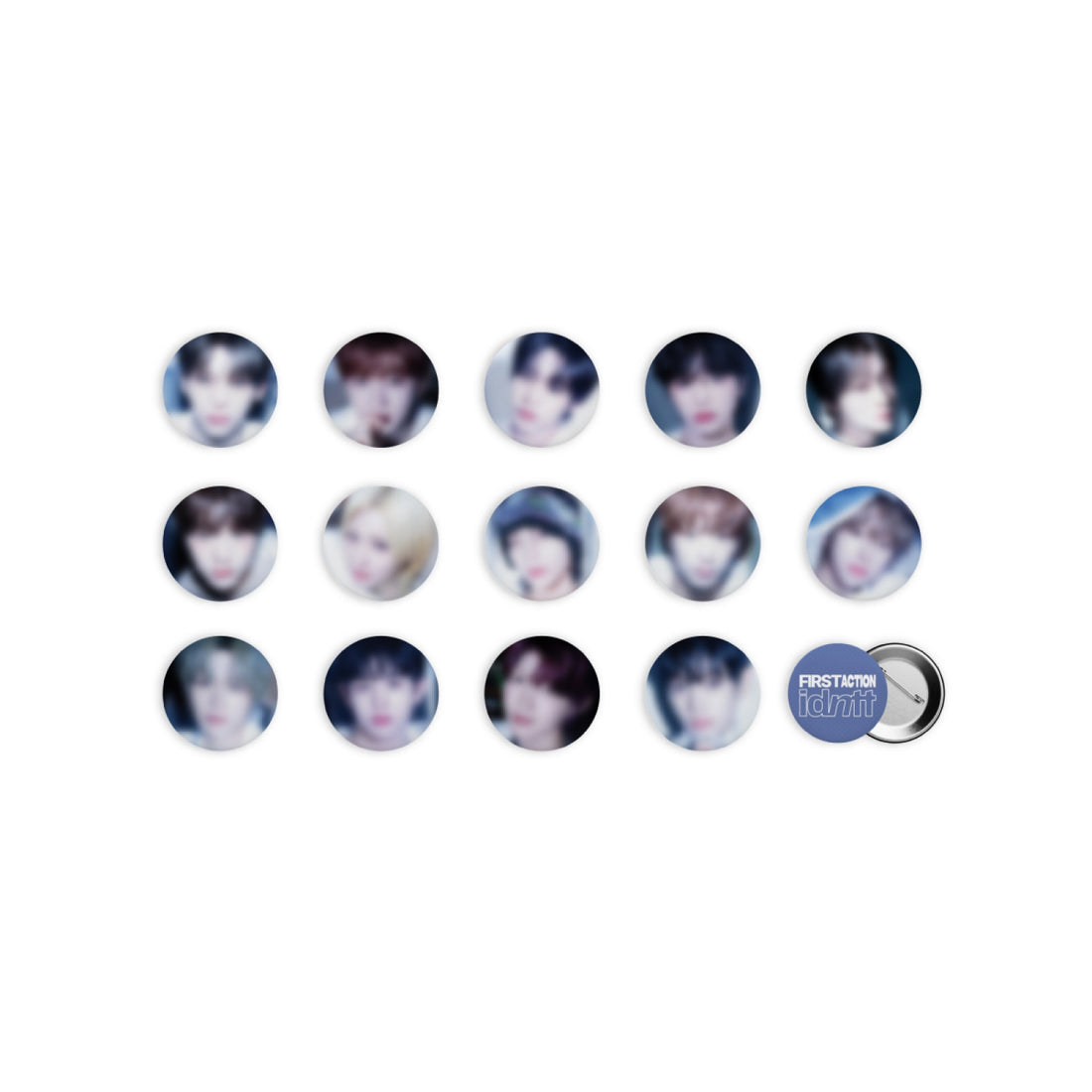 idntt - 04 Pin Button Set / 2026 idntt FANMEETING in Seoul [FIRST ACTION] MD